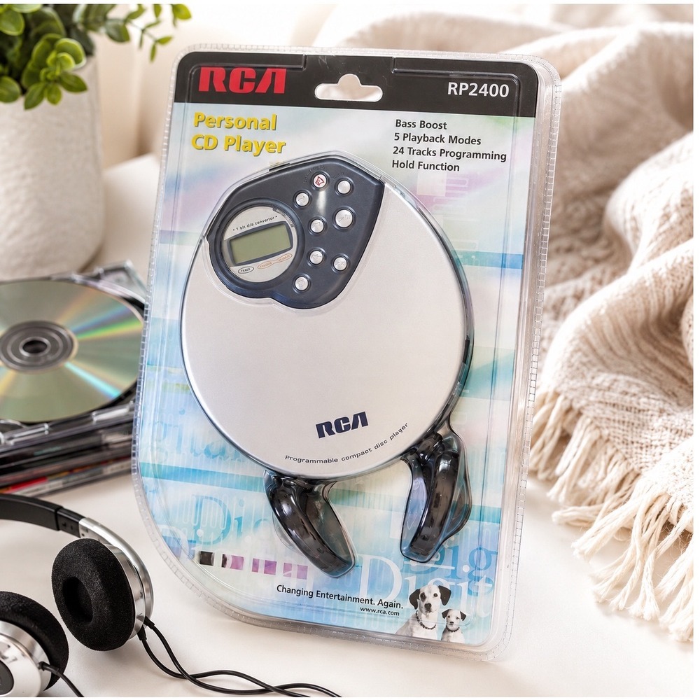 NEW Factory Sealed 2001 RCA RP2400 Personal CD Player Discman NOS Vintage Y2K